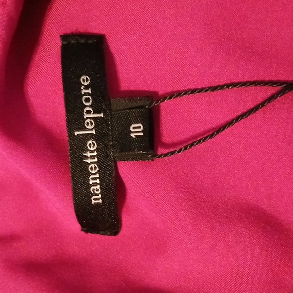 Nanette Lepore "Majorca" Azalea Pink Shift Dress in Size 10 (NWT) - Picture 5 of 10